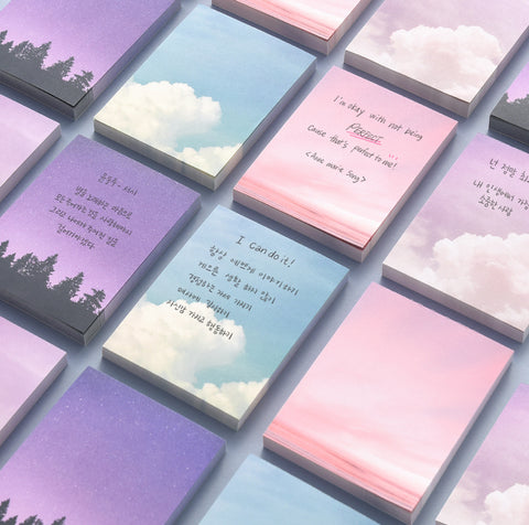 Sky Memo Pad [4types]