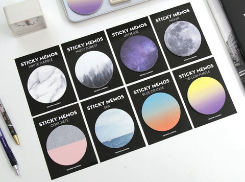 Round Sticky Notes [8types]