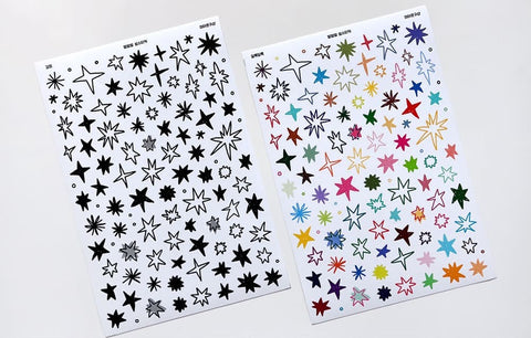 Star Seal Stickers SET | 2sheets