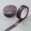 Crayon Check Black Pink Masking Tape