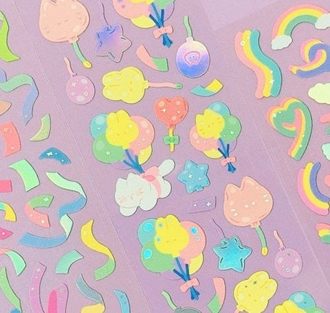 Twinkle Deco Sticker [Balloons]