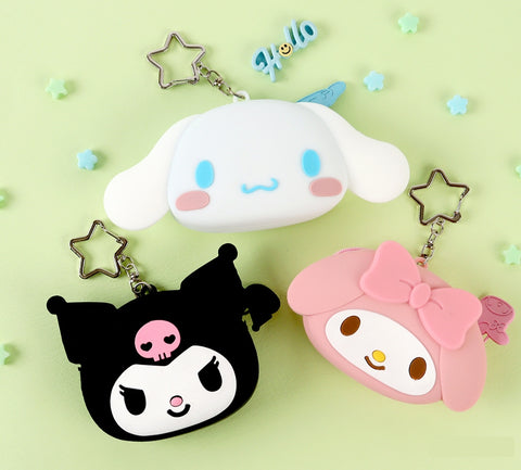 Sanrio Face Silicon Coin Purse | Pouch