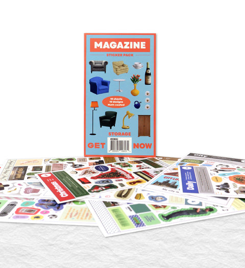 Storage: Magazine Sticker Pack | 10sheets