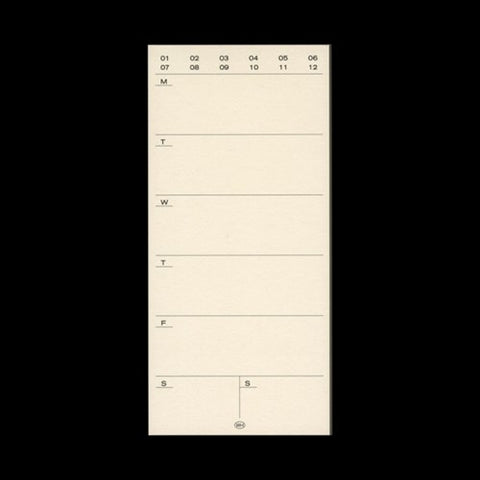 Weekly Plan Notepad | Weekly Schedule Memo Pad