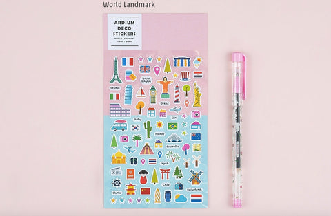 Planner Stickers [World Landmark]
