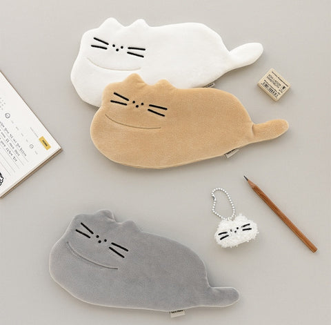 Herethere Bread Pencil Pouch [3types] | Cat Pen Case