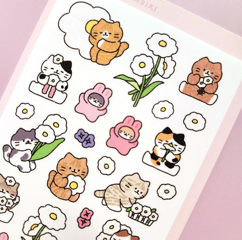 Daisy Seal Sticker | Kitty