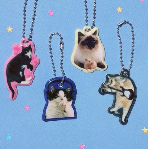 Cat Lover Key Rings [3types] | Diary Charm