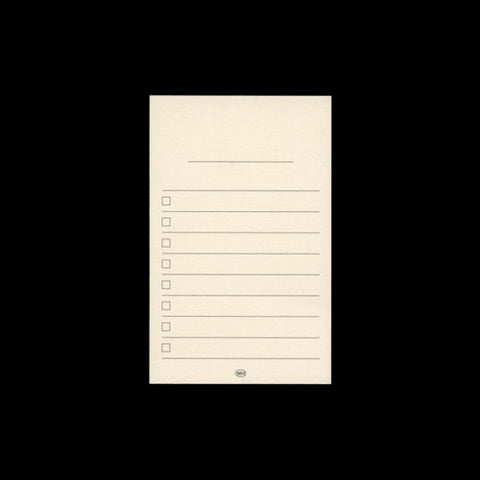 To Do List Notepad | Checklist Memo Pad