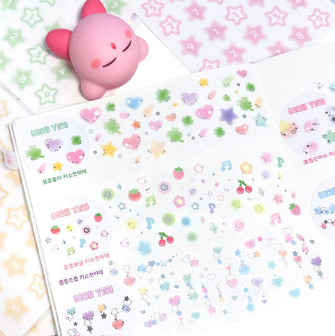 MOII TTOI Kiss Cut Tape [5types] | Kiss Cut Deco Sticker