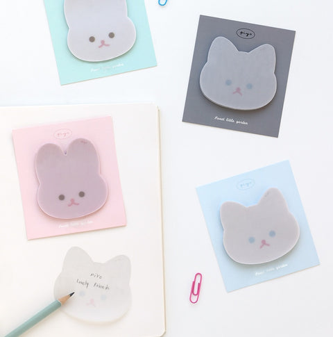 Piyo Tracing Sticky Notes [4types]