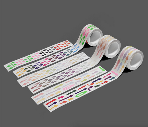 GLEN Paper Arrow Kiss Cut Tape [3types] | Sticker