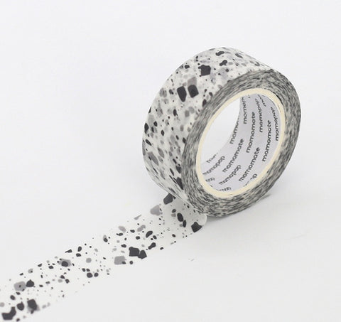 Momomate Terrazzo Black Masking Tape