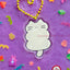 Flat Cat Acrylic Diary Charm | Kitty Key Rings