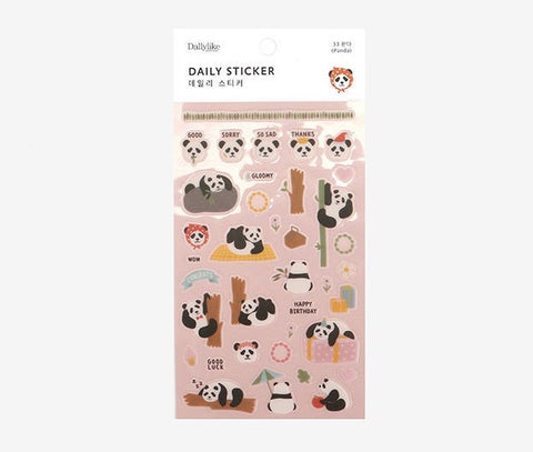 Planner Stickers [33 Panda]