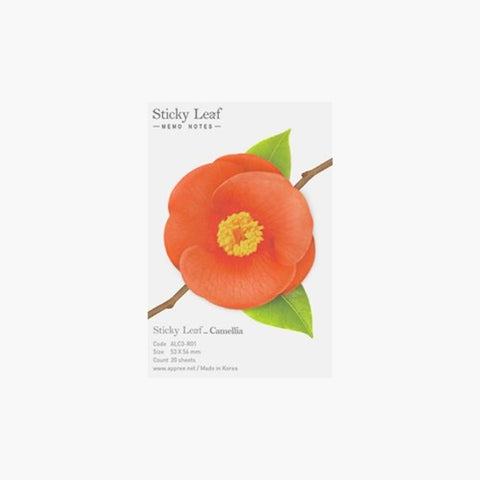 Camellia Sticky Notes S [2colors]