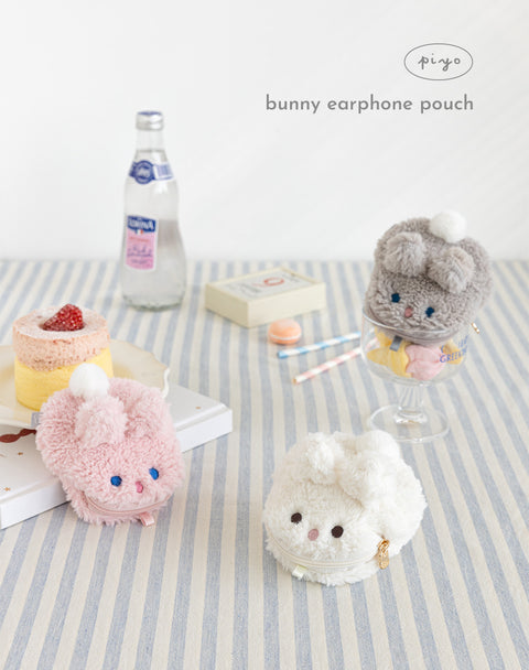 Piyo Bunny Earphone Pouch [3colors]