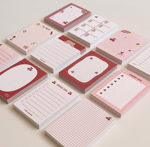 Cherry Memo Pad [7types]