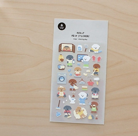 Planner Stickers [1159 cleaning day]