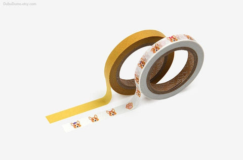 Slim Washi Tapes 2P [19 Welsh corgi]