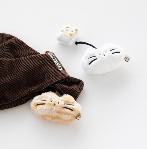 herethere Fluffy Kitty Key Ring [3types]