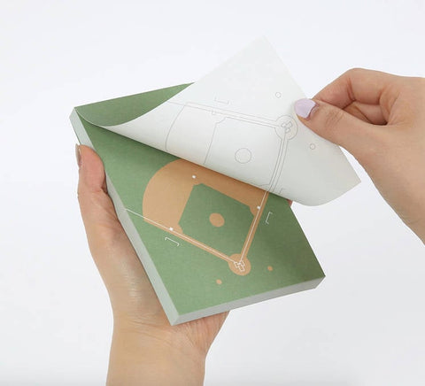 Baseball Stadium Memo pad