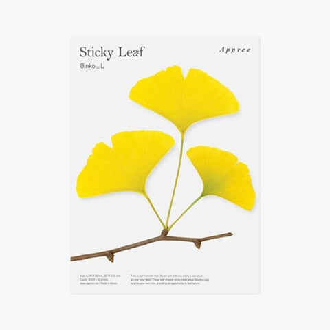 Ginkgo Sticky Notes L [2colors]