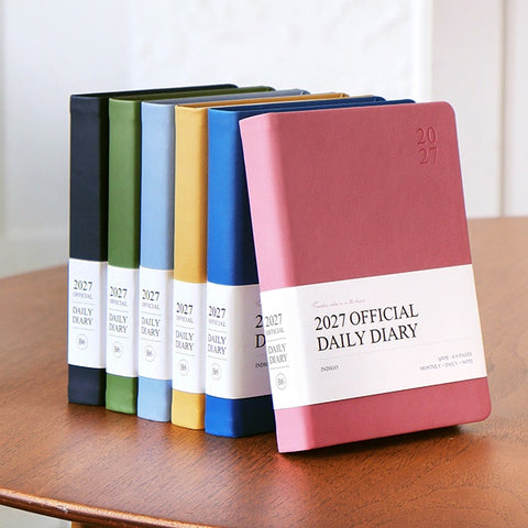 2027 Official Daily Diary Time Planner B6 [6colors] | Daily Diary 2027