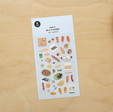 Planner Stickers [1167 street food]