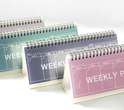 Color Standing Weekly Planner [4colors]