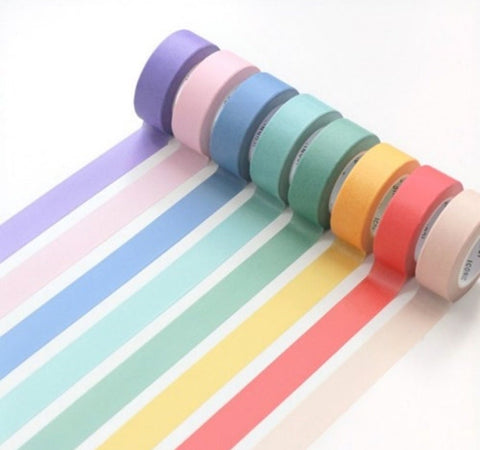 Solid Masking Tape [8colors]