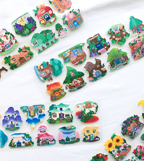 Fairy Village Seal Sticker [4types]