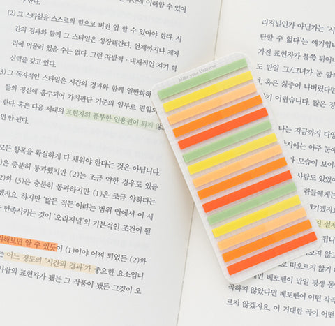 Citrus Mini Flag 45mm | Highlighter Sticky Notes