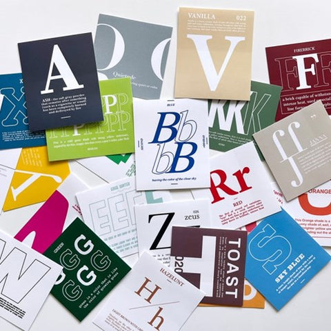Alphabet & Color Sticker Pack | Deco Sticker | 52sheets