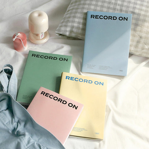 2026 Record On Weekly Planner A5 [4colors]