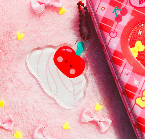 Cherry Acrylic Diary Charm | Key Rings