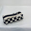 Clam Round Pencil Case [Checkerboard] | Pen Pouch