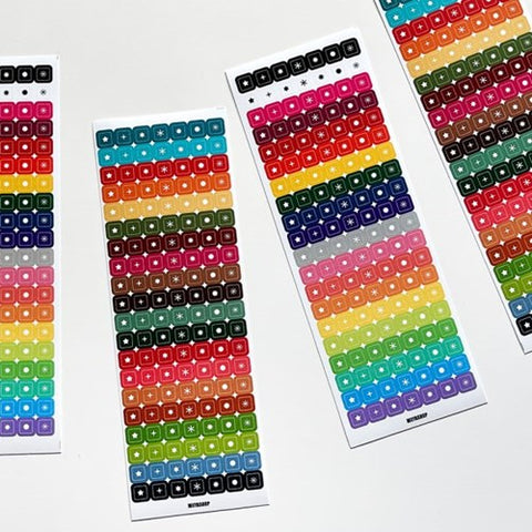 Arrow Seal Sticker _ Star inside the Square | Deco Sticker