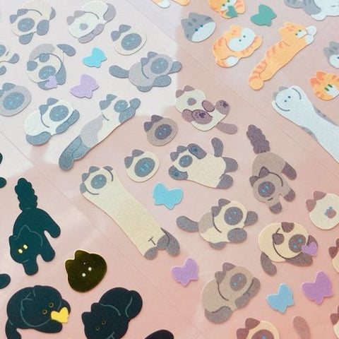 Twinkle Deco Sticker [Siamese Cat]