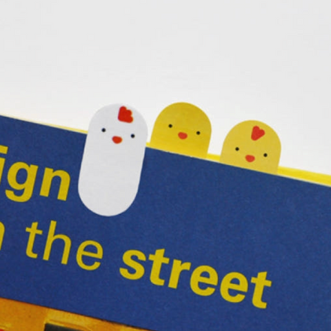 Smile Tab Sticky Notes [Chick] | Bookmark Tabs