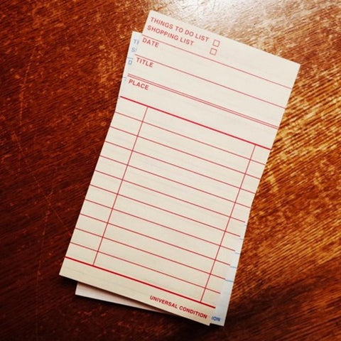 To Do List Memo Pad [Red] | Checklist Notepad