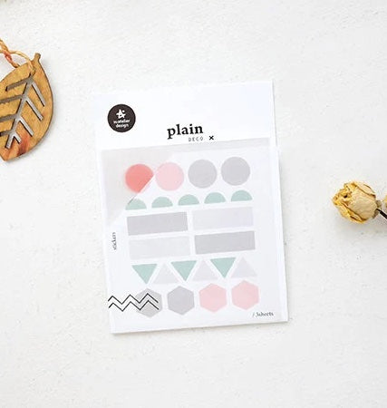 Planner Stickers [1607 plain.03]