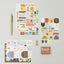 LIFE & PIECES Vintage Label Sticker Pack | 6sheets
