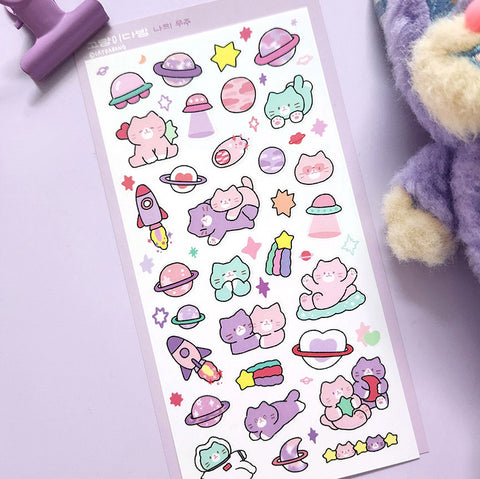 My Space Seal Sticker | Kitty