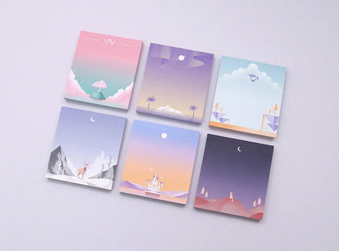 Moonlight Memo Pad v.1 | Notepad [6types]