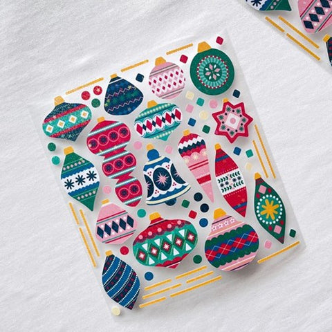 Christmas Tree Decoration Seal Sticker | Deco Sticker
