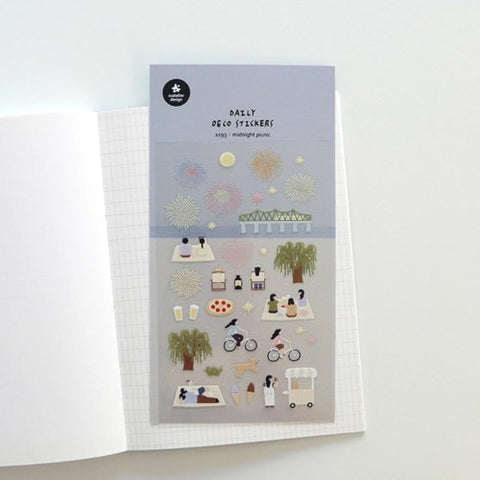 Planner Stickers [1193 midnight picnic]