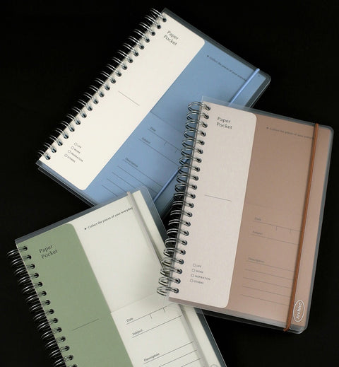 Archive Paper Pocket Notebook [3types]