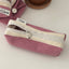 Clam Round Pencil Case [Dry pink] | Pen Pouch