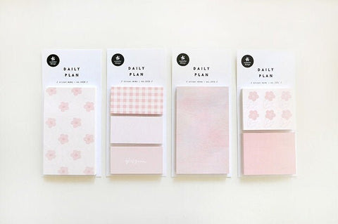 1928-1931 daily plan.22-25 Cherry Blossom Sticky Note [4types]